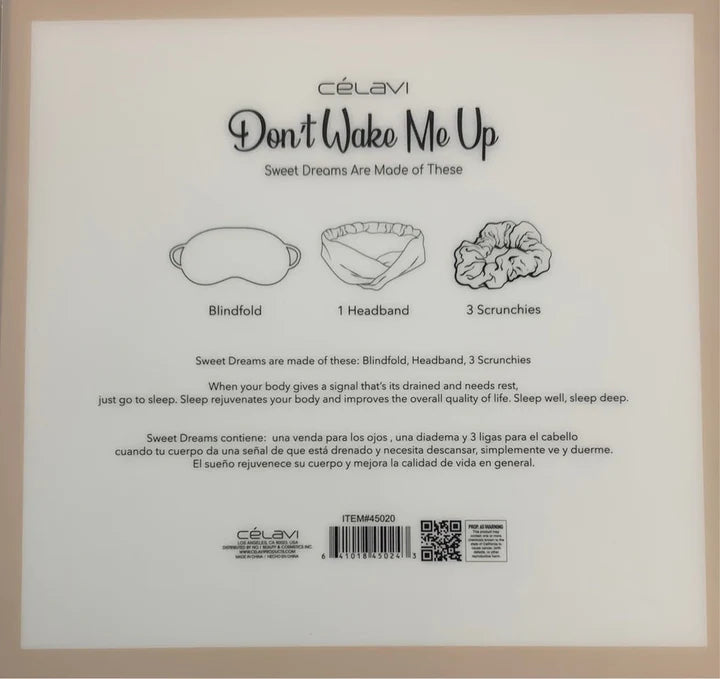 CELAVI - Don’t Wake Me Up Sleeping Mask Set