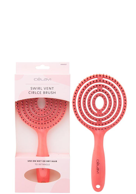 CELAVI - Swirl Vent Circle Detangling Brush