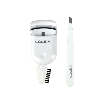 Celavi - Large Eyelash Curler & Tweezer Set