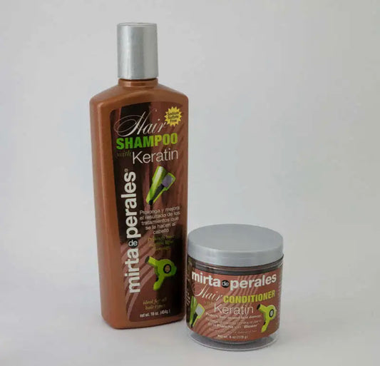 Mirta De Perales - 2 pc Hair Conditioner & Shampoo With Keratin