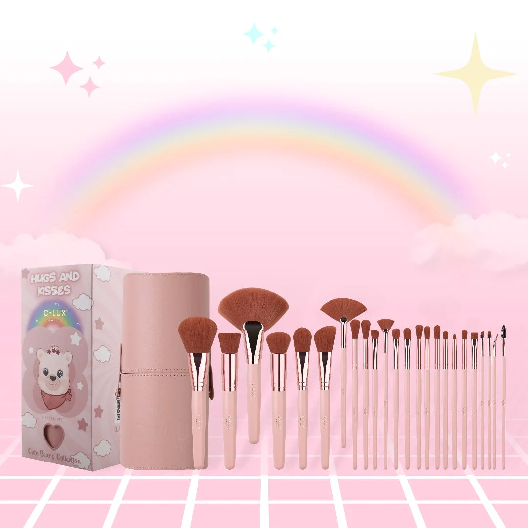 C-Lux - Cute Bear Collection - 24pc Brush Set