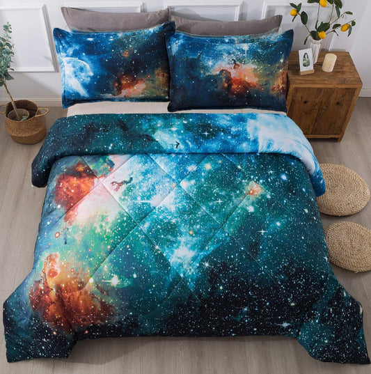 Fashion - 3D Galaxy Queen Comforter Set