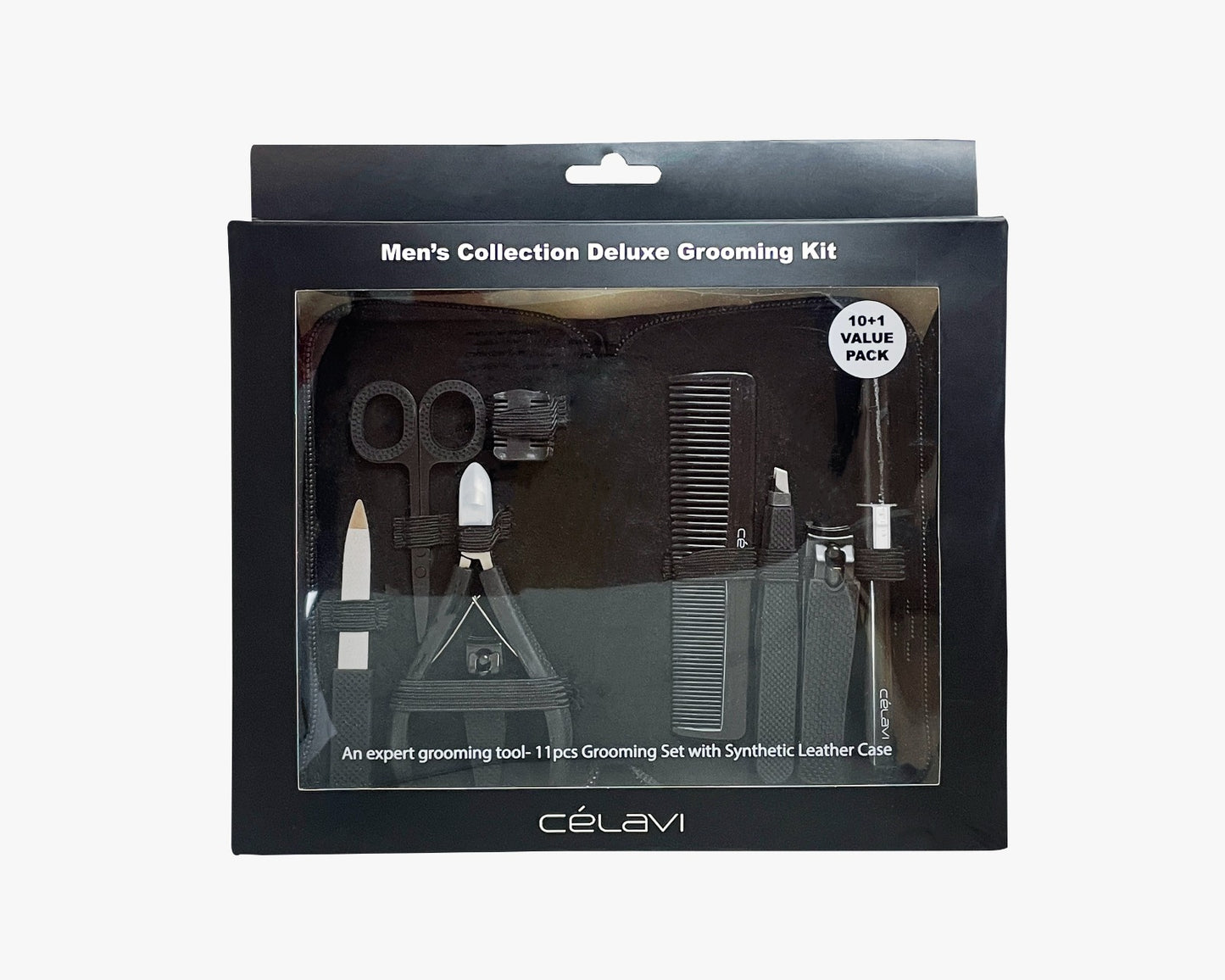CELAVI - 11pc Deluxe Men Grooming Kit